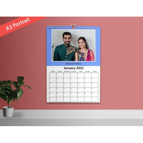 Personalised Wall Calendar